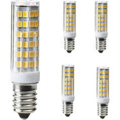 E14 LED теплый белый диммируемая лампа в форме бара 7 Вт заменяет 50 Вт упаковка из 5 Kobos LED
