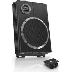 Sound Storm Laboratories LOPRO8 Aktiver Untersitz-Autosubwoofer - 600 Вт макс, einzelne 2,6 Ом, Schwingspule, eingebauter Verstärker, niedriges Profil, Subwoofer-Fernsteuerung