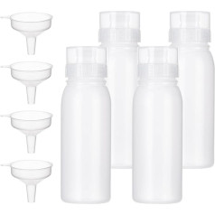 Uceoo 4 Pack Пластиковые бутылки для специй пористые бутылки для соусов Многоразовые кухонные бутылки для соусов дозатор контейнер для кетчупа