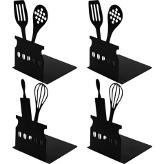 LdawyDE Подставки для книг, 4 подставки для книг, металлические подставки для книг, держатель для книг, настольная книжная полка, детский стол, 