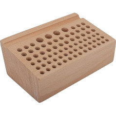 Pssopp Leather Craft Tool Holder, 76-Hole Storage Rack, Leather Craft Tool Holder Organiser для профессионального хранения инструментов DIY