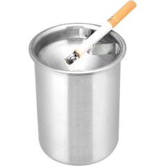 MENFENG Пепельница из нержавеющей стали ветрозащитная пепельница для сигарет в помещении на открытом воздухе пепельница патио пепельница дл