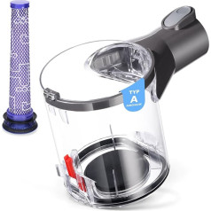 Контейнер для пыли V6 для пылесоса Dyson V6 DC58 DC59 DC62 DC74 Запасные части, чашка для пыли с интерфейсом, аксессуары для контейнеров SV05, артикул 965660-01