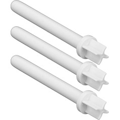 3pcs Additional Thread Reel Pen, White Plastic Bobbin Pen for Sewing Machines Compatible with Most Sewing Machines