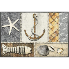 wash+dry Coastline Doormat 50 x 75 см Моющийся коврик для использования внутри и снаружи помещений