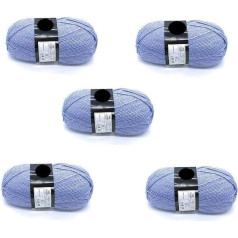 5 х 100 г шариков Blue Cygnet Double Knitting Wool - Bluebell