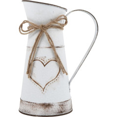 Shabby Chic Ваза Чайник Металлический Цветочный Горшок Настольная Подставка Лаванда Декор Ветка Цветочная Аранжировка Горшок Керамический Цв