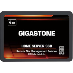 Твердотельный накопитель Gigastone Home NAS SSD 4 ТБ 24/7 долговечный TLC высокая прочность персональный сервер облако хранения данных RAID 3D NAND 2,5 дюйма SA