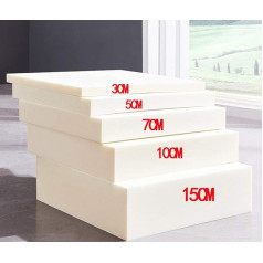 Hochdichte Polsterschaumplatte für Sofakissen, Ersatz-Sitzkissen, Schaumstoff, 120 x 30 см, 10 см Kissenpolsterung