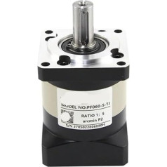 60MM Precision Planetary Reducer Customization AC/DC Servo Hydraulic electronic starter Drive Gearbox Output Square Flange CZAOINCU(1 Ratio 7)
