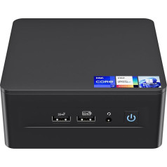 Мини-ПК Intel NUC 12 Pro Wall Street Canyon NUC12WSHi7, новейший 12-е поколение Intel Core i7-1260P 12-ядерный, 16 потоков, 18 МБ кэша, до 4,8 ГГц турбо, графика Intel Iris Xe, 1 ТБ SSD, вт.