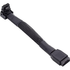 NFHK 12VHPWR ATX3.0 PCI-E 5.0 Модульный кабель питания с мужского на женский угол 90 градусов для видеокарты 3080 3090TI PSU 16Pin 12+4P