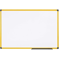 Bi-Office Ultrabrite - 120 x 90 см Эмалево-желтая алюминиевая рамка и лоток для ручек