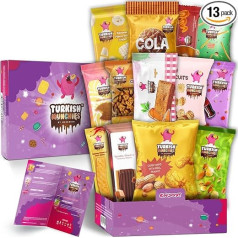 Коробка для конфет | похожая на американскую USA American Candy Box | из всего мира | Snack Box из Турции | в оригинальном размере в коробке для конфет (Midi Purp