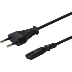 Кабель питания фигурная восьмерка 2pin 1,2м, мультипак 10 шт cl-97