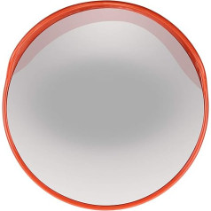 Выпуклое дорожное зеркало 60 см для безопасности на проезжей части, изогнутое широкоугольное безопасное зеркало с регулируемым кронштейно