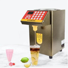 SCHYWL Fruktosespender 2 Gallonen Zuckersirupspender DIY Bubble Tea Milchtee Softdrinkspender 280W Automatische Fruktosequantitative Maschine