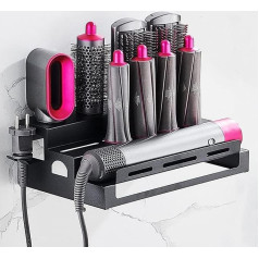 FAOKZE Настенный держатель для аксессуаров стайлера Dyson Airwrap, держатель для щипцов для завивки волос Dyson Airwrap с клеем, держатель для хранения Dyso