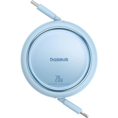 Выдвижной кабель Free2Pull USB-C - iPhone Lightning 20W 1 м - синий
