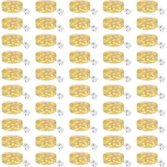 btfarm 50 Шт/3 Режимы Светодиодные Огни Феи Батареи Малый, 2 м 20 Светодиодные Огни Феи с Батареей, Мини Огни Феи Работает От Батареи для Партии, Ро