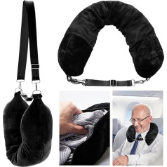 Hcunbsu Наполняемая подушка для путешествий, подушка для шеи, наполняемая для путешествий, подушка для шеи, самолет, наполняемая сумка для хра