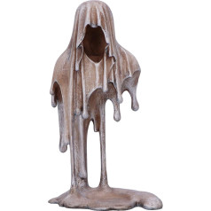 Nemesis Now Reaper's Departure 20.5cm Resin Off White Melting Grim Reaper Sculpture Horror Home Decor Cast From Finest Resin Expertly Hand Painted