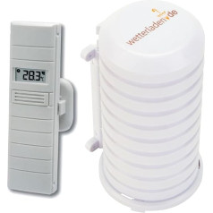 TFA Dostmann Сменный передатчик для Wetterdirekt, Thermo-Hygrosender, 30.3155, белый, Д 39 (51) x Ш 21 (46) x В 129 (135) мм, RH 1-99% Температура -39,9 - +59 °C, с погодоустойчивым корпусо