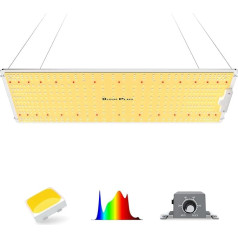 BLOOM PLUS LED Grow Lamp XP2500 Dimmable LED Plant Lamp Full Spectrum LED Grow Light for Indoor Plants Sowing Vegetable Stage and Flowering Plant Cultivation Lamp with 534 Pieces Samsung LM301B Diodes