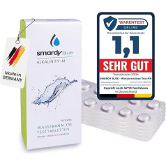 Smardy Alkalinity-M Фотометр Тест-таблетки для анализа щелочности (кислотной емкости) для электронных тестеров воды / тестеров для бассейнов Упаков