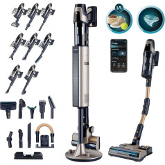 Cecotec Беспроводной пылесос Веник Конга Rockstar 11500 Odyssey Station Connected IA Max. 300AW, 800 Вт, искусственный интеллект, приложение, 110 мин работы, станция для о