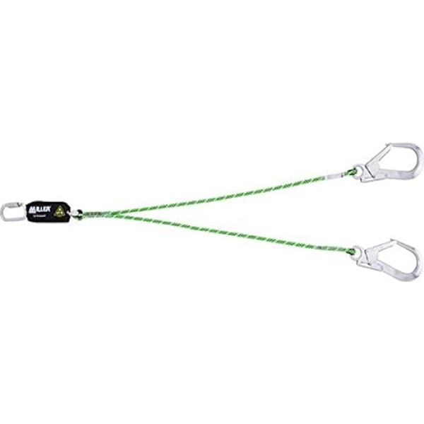 Honeywell 1032394 Miller Shock Absorbing Lanyard Y Core Jacket 1,5 м с Q.T и 2Go65 Edge Tested