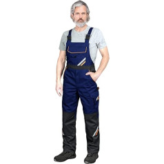 Рабочие брюки REIS PROMASTER PROX-B для мужчин, защитные брюки, карго, рабочие брюки, рабочая одежда, с наколенниками, синий/черный/оранжевый, размер: 