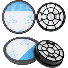Asdazrxy Комплект фильтров HEPA из 2 частей для пылесоса Rowenta Swift Power Cyclonic RO29xx Фильтр RO2910EA RO2913EA RO2915EA RO2932EA RO2957EA RO2981EA Заменяет ZR904301 Запасные части фил