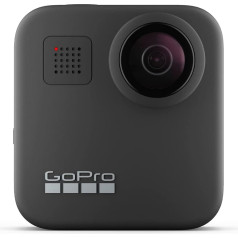 Gopro Max Waterproof 360 Degree Digital Camera with Unbreakable Stabilization, Touch Screen and Voice Control - Live HD Streaming, Black