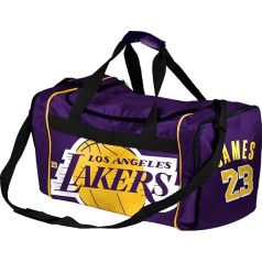 FOCO NBA Los Angeles Lakers Core Duffel Gym Bag - Lebron James #23, LOS ANGELES LAKERS