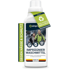 simprax® Пропитка для стирки текстиля Сделано в Германии - Климатически нейтральное пропитывающее средство Экологически безопасная пропитка