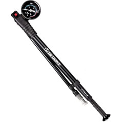 Велосипедный насос для амортизаторов для горного, дорожного велосипеда и мотоцикла - высокое давление 300psi для передней вилки и задней подв