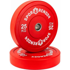Sporttrend 24® Bumper Plate Выбор веса | Весовая плита Весовая плита Весовая плита Весовая плита Весовая плита Вес для штанги Barbell Barbell Bar