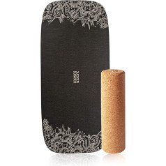 JUCKER HAWAII Balance Boards with Cork Roll - баланс борд для тренировки равновесия и рефлексов, домашний фитнес для серферов и скейтбордистов