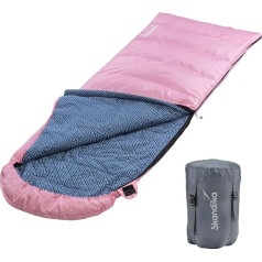 Спальный мешок-одеяло Skandika Dundee Flannel Blanket, хлопок, роскошное качество, соединяемый, двухместный спальный мешок, 3 сезона, до -20°C, 220 x 80 см / 220 x 160