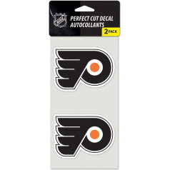 Wincraft NHL Philadelphia Flyers Perfect Cut Decal (набор из 2), 4