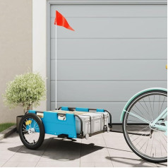 ShGaxin Велосипедный прицеп синий оксфорд ткань и утюг, велосипедный прицеп, грузовой прицеп, ручная тележка, велосипедный прицеп, грузовой ве