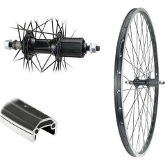 Заднее колесо 26 дюймов Hollow Chamber Cut19 Black 8,-9,-10 Speed V-Brake 559-19 Wheel