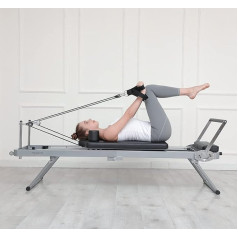 JKELPV Abdominal Exercise Board Pilates Reformer Machine, складной тренажер для пилатеса, оборудование для домашнего реформера для пилатеса