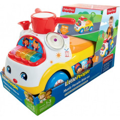 Fisher price музыкальный парад на колесах желтый