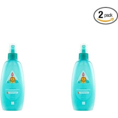JOHNSON'S Baby, Kids Spray No More Tangles Detangling No More Tears Long Curly Hair 200ml (Pack of 2)