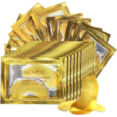 Маска для глаз 24K Gold Gel Eye Pads антивозрастная, против морщин, увлажняющая и уменьшающая тонкие линии, темные круги и опухшие глаза для женщин, 2