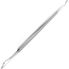 Ketama® Двухсторонний маникюрный подъемник из нержавеющей стали, двойной инструмент, экскаватор, для поднятия ногтей, угловой подъемник, сте