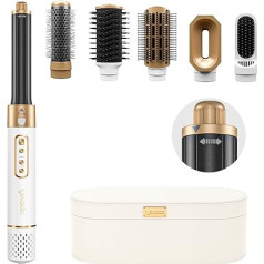 Многофункциональный фен Navado Airstyler Pro, 6 в 1: фен, щетка для горячего воздуха, утюжок для завивки, выпрямитель, профессиональная щетка, двигате
