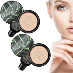 Honey and Pine Makeup, Honey and Pine CC Cream, Honey and Pine Air Cushion CC Cream, Honey and Pine Foundation, Lasting Moisturising, Photo-Ready Foundation Look in Seconds (Ivory, 2 Pieces)